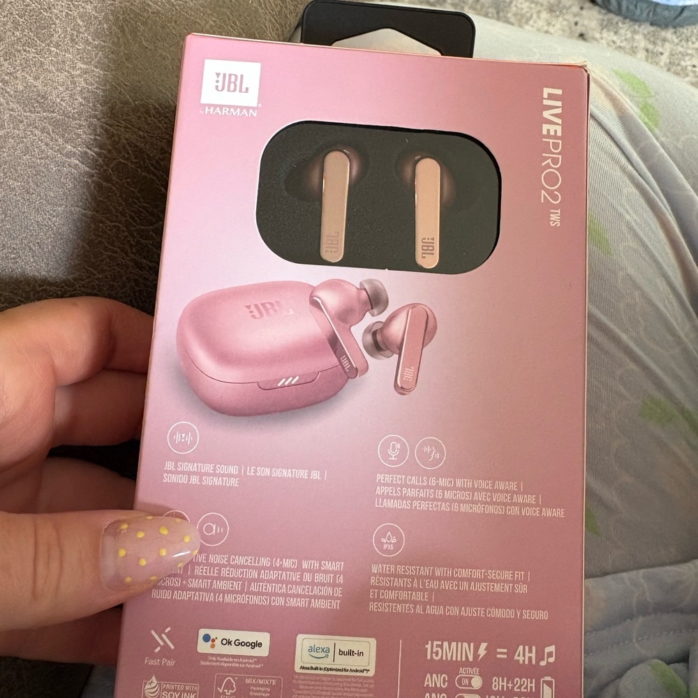 JBL Live Pro 2 True Wireless Earbuds - Rose Pink